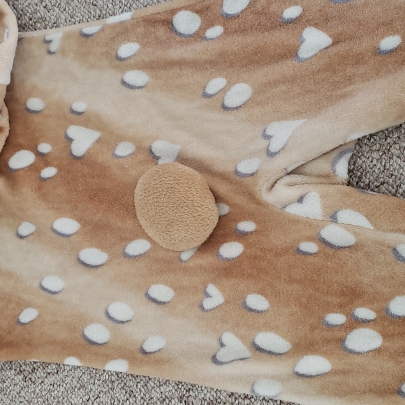 Justice deer fawn one piece PJ sleepware - Picture 4 of 5